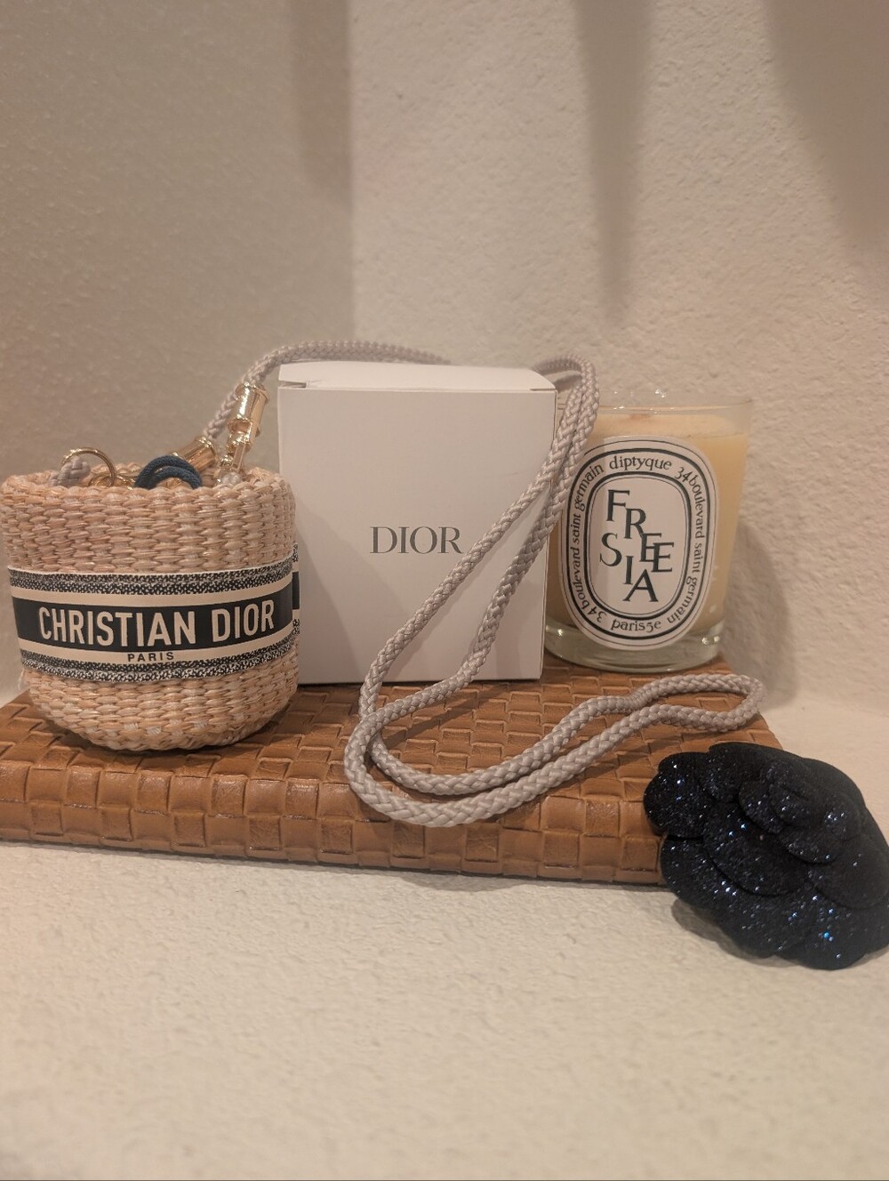 Christian Dior Mini Drawstring Crossbody Bucket Bag GWP